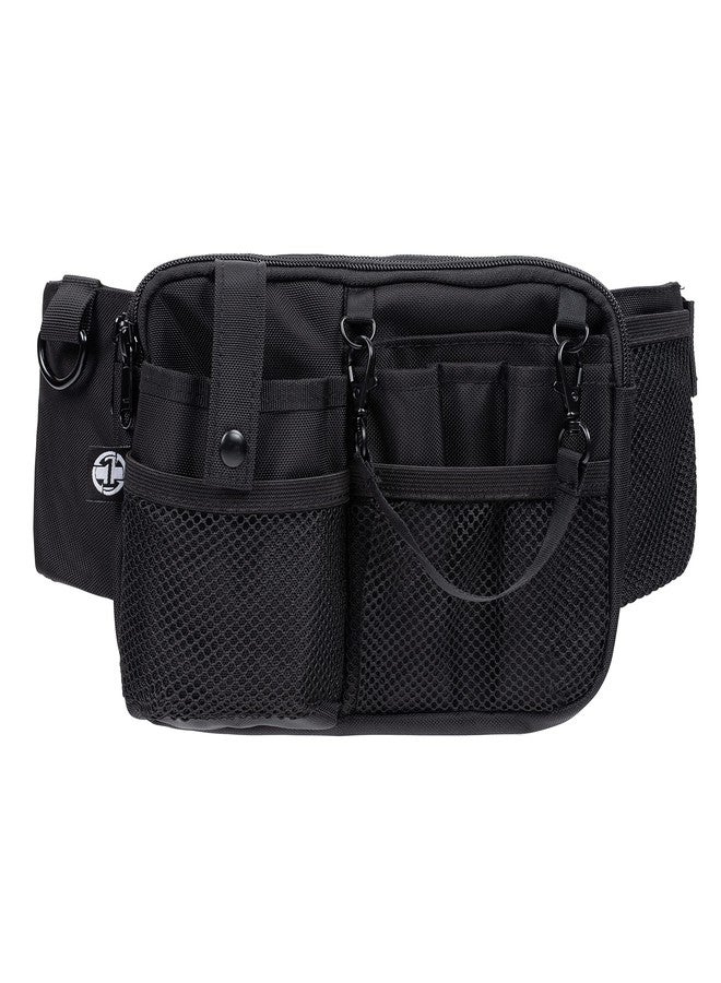 First Lifesaver Nurse Fanny Pack with Multi-Compartment and Tape Holder For Nurses and Nursing Students (Black) - Image 1